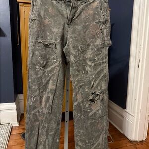 Abercrombie & Fitch Workwear Camo Cargo Pants - 30x32